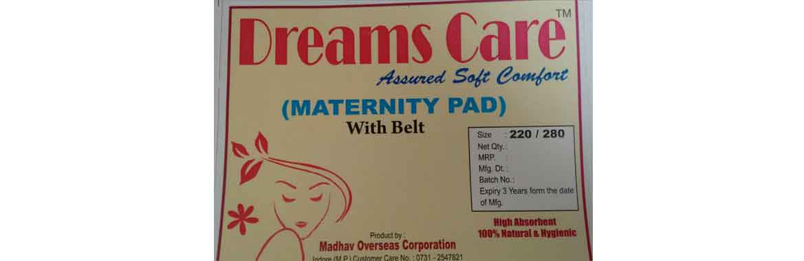 maternity pads with belt in india